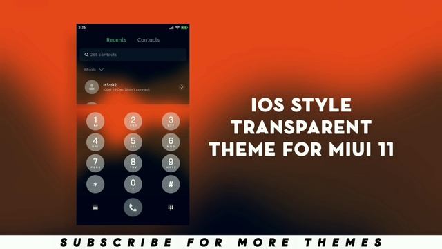 Best ios 13 Transparent theme for Miui 11 - No third party. смотреть онлайн