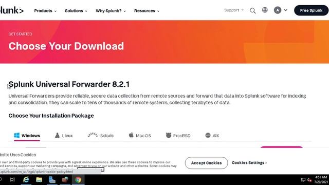 Splunk Windows Universal Forwarder - Install, open port 9997, configure to receive Windows Log смотреть онлайн