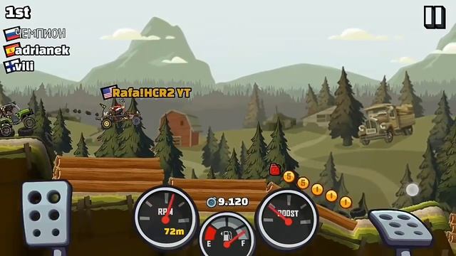 Hill Climb Racing 2 - Paint Fire Dune Buggy | Rafa!HCR2 смотреть онлайн