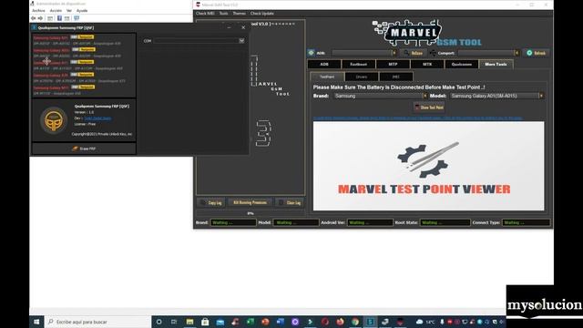 como ver los test point de A01 A02s A11 A70 M11 sin abrir el equipo con Marvel Tool смотреть онлайн