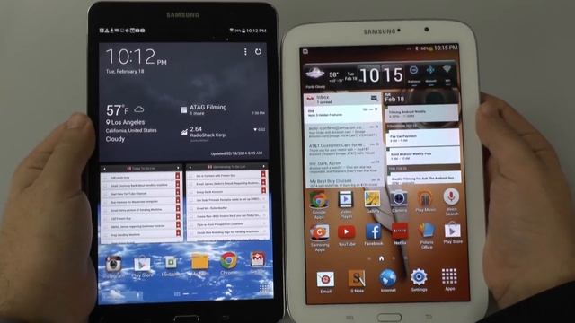 Galaxy Tab Pro 8.4 Size Comparison смотреть онлайн