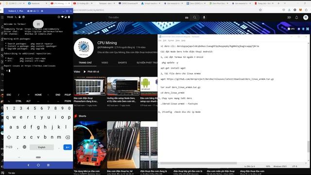 Dero Coin #8: Hướng dẫn Dero NODE Setup cho Điện Thoại, Đào coin điện thoại Solo với Dero Node смотреть онлайн