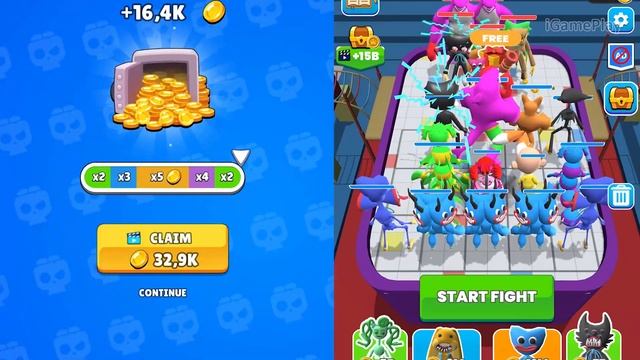 Merge Plants Zombies vs Merge Master Blue Monster Android Gameplay | Merge Master Blue Monster смотреть онлайн