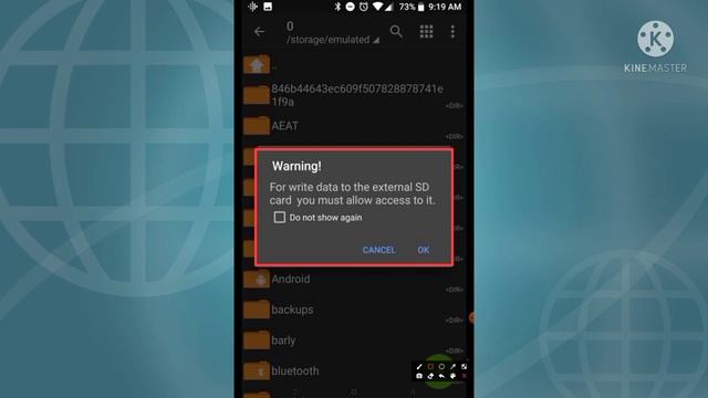 Fix for write data to the external SD card you must allow access to it problem solved in Z Archiver смотреть онлайн
