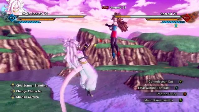 Majin Android 21 strangles Human Android 21 смотреть онлайн