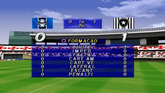 Winning Eleven 2002: Brasileirão 2022 (PS1) A #3 Grêmio x Botafogo смотреть онлайн