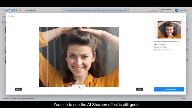 How to Fix Out of Focus Images with AI Sharpening смотреть онлайн
