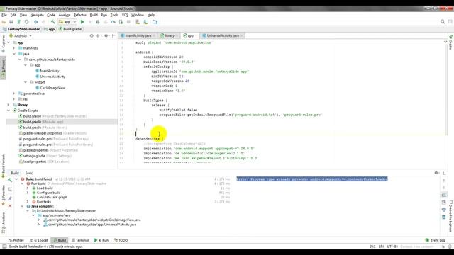Error: Program type already present: android.support.v4.content.CursorLoader смотреть онлайн