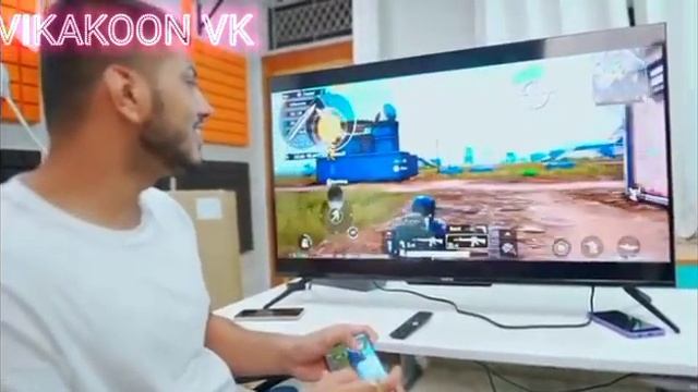 playing battleground mobile india on 4k smart TV ( techburner) смотреть онлайн