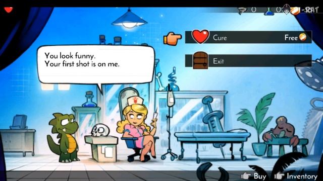 Wonder Boy: The Dragon's Trap First Play HD (iOS & Android) Remake of old school game смотреть онлайн