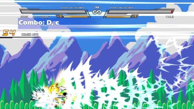 Sonic (All Forms) JUS By Andrew55 - MUGEN JUS CHAR