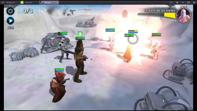 Star Wars™ Galaxy of Heroes Android iOS - Gameplay Parte 3 смотреть онлайн