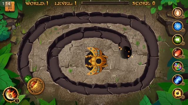 Jungle Marble Blast android game play marble shoot game with the theme of egyptian mythology смотреть онлайн