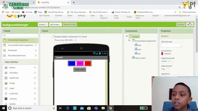 Shashikar's "Background Color Change" app I How to code & develop an app? I Learn coding with QtPi смотреть онлайн