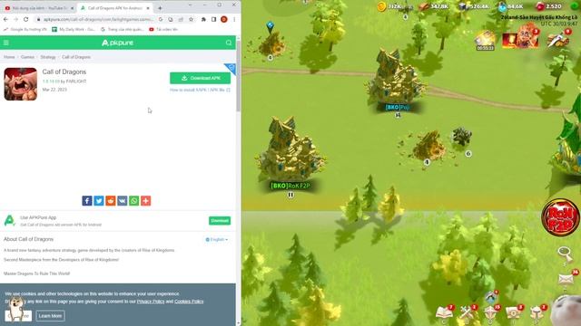 Hướng Dẫn Tải Call of Dragons Việt Nam Điện Thoại Android - Iphone IOS - Game Giống Rise of Kingdom смотреть онлайн