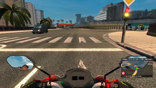 ETS 2 Mod / TITAN Motorcycle / Cursa Casablanca-Maroc смотреть онлайн