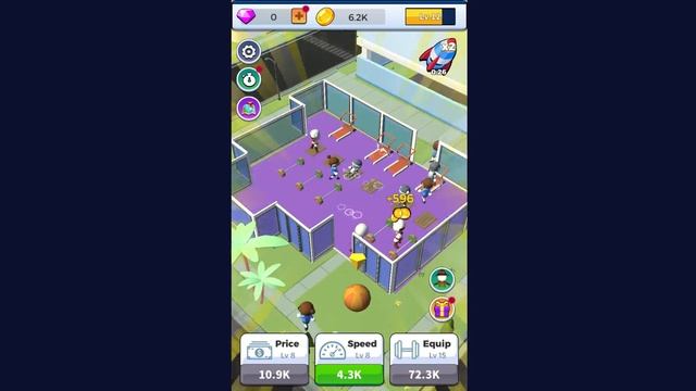 Idle Gym Club Tycoon Mobile Game | Gameplay Android смотреть онлайн