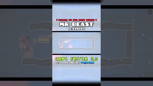 MR BEAST - GDPS editor 2.2 Subzero #gd #geometrydash смотреть онлайн