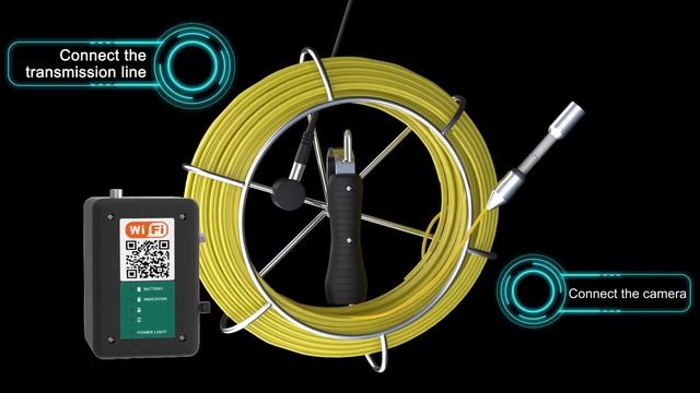 Sanyipace Wireless Pipe Inspection Camera, Drain Sewer Camera for Android iOS, WiFi Endoscope смотреть онлайн