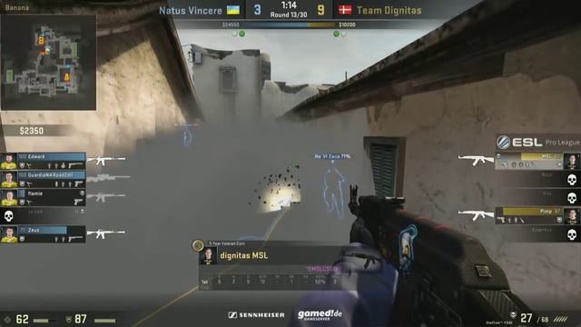 CS:GO - NaVi vs. Dignitas [Inferno] - ESL Pro League Season 1 Finals - Group A Map 3 смотреть онлайн