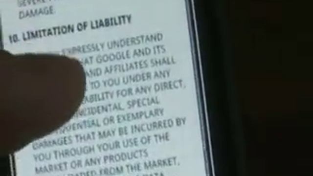 Android Market: Terms of Service (2 of 2) смотреть онлайн