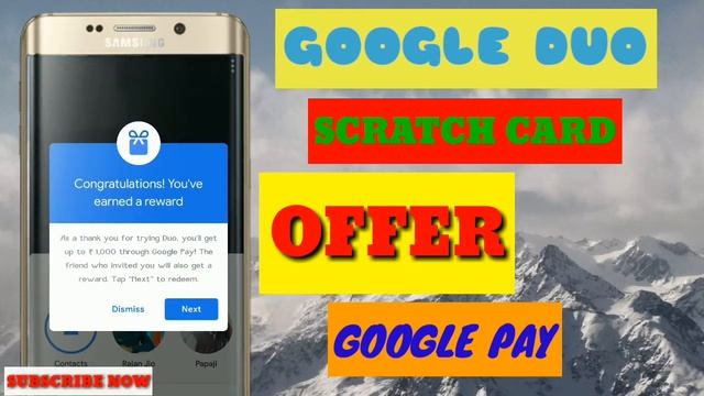 GOOGLE DUO + GOOGLE PAY offer | TEZ Offer | Google Duo Scratch card | Latest November 2018 смотреть онлайн