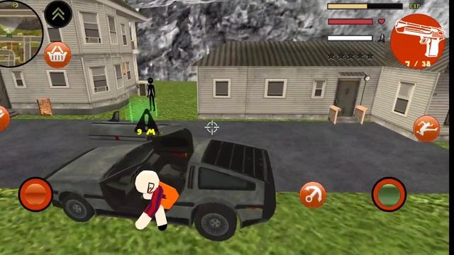 Clown Stickman Rope Hero Gangaster Vegas Crime Simulator | Android/iOS | Gameplay | HD смотреть онлайн
