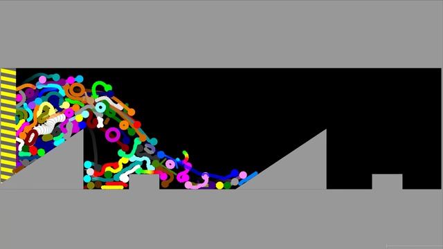 Shutter Crush (Worms, Rings, Stickman, Marble) Survival Race in Algodoo смотреть онлайн