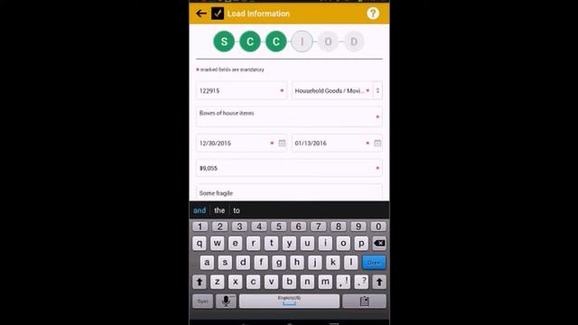DeliveryMark - Creating a load on the DeliveryMark App (IOS and Android App) смотреть онлайн