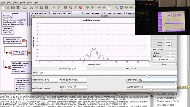 HackRF GNURadio SSB Test смотреть онлайн