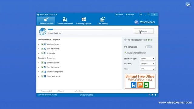Wise Disk Cleaner Tutorial - Common Cleaner смотреть онлайн