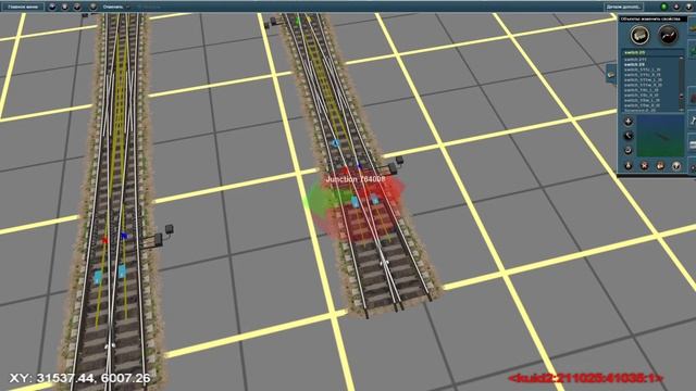 Trainz 12. Испытание работы стрелок в редакторе. смотреть онлайн
