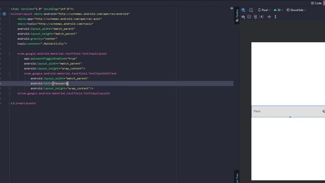 Android Studio - Show / Hide Password смотреть онлайн