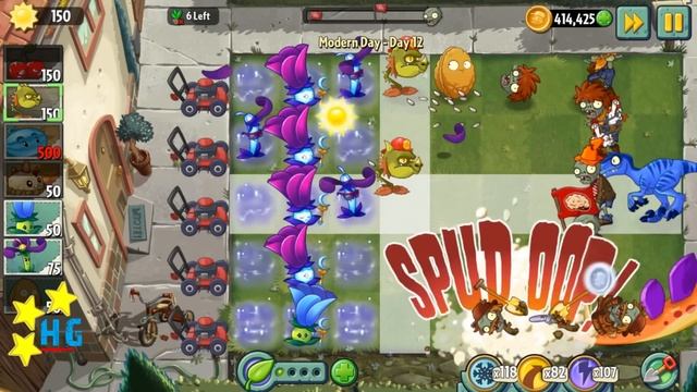 Plants vs Zombies 2 - Modern Day - Day 12 [Dinosaurs] No Premium смотреть онлайн