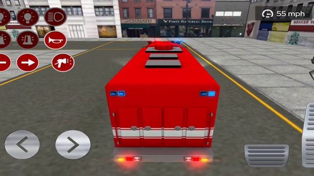 American real fire truck driving simulator mod apk Android -iOS GT4 Gamer смотреть онлайн