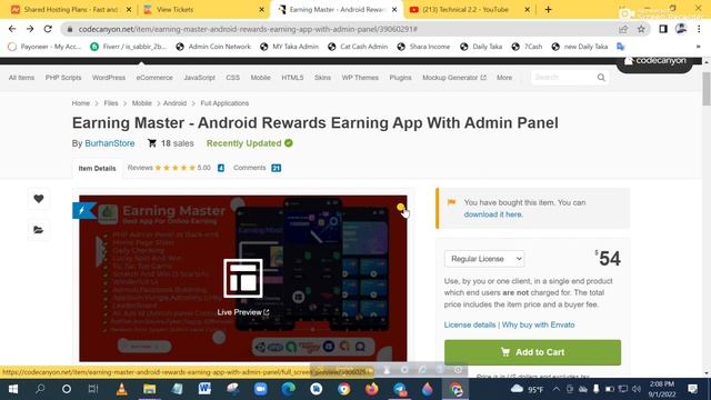 Earning Master - Android Rewards Earning App With Admin Panel  #Codecanyon  #Envato