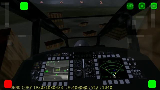 Apache Heilcopter AH64 Flight Simulator Android VR switchable with remote flight control built in смотреть онлайн