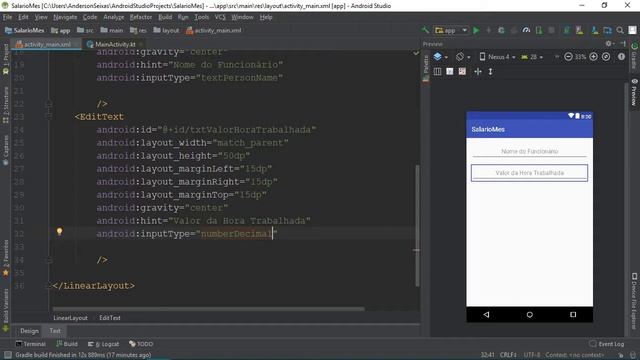 Aplicativo Android Kotlin - Salário Mês - Aula 02 смотреть онлайн