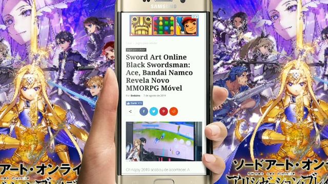 BOOMBAA😱!!! 2 NOVOS JOGOS DE SWORD ART ONLINE PARA ANDROID смотреть онлайн