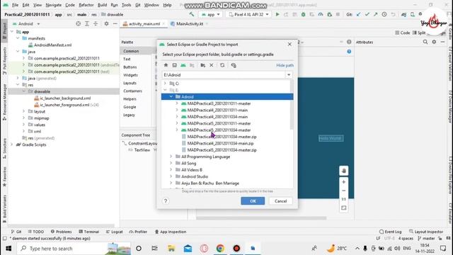 |How To Import Project On Android Studio & Upload On GitHub 2022 | How To import Project on github| смотреть онлайн