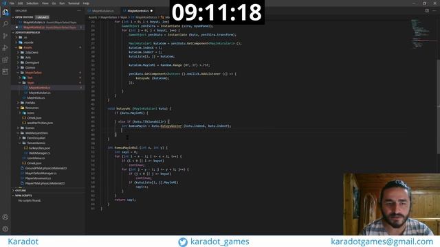 Unity Kodlama Yarışı - 15 Dakikada Mayın Tarlası смотреть онлайн