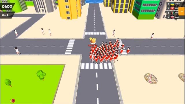 Love.io (Crowd City) Fun io games All Levels Gameplay Android,ios #10 смотреть онлайн