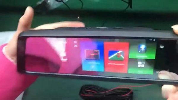 Streaming Media Rearview Mirror Android 4G Voice Navigation Dual Camera