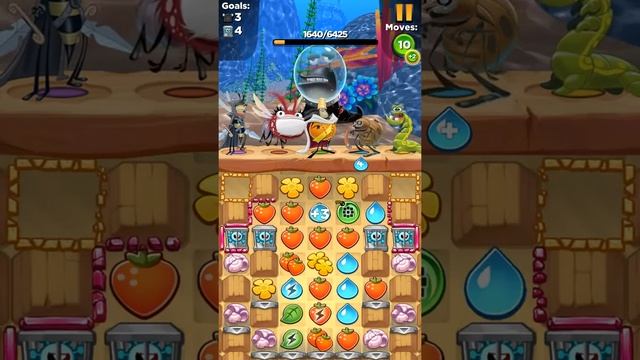 Best Fiends 743 walkthrough ios android gameplay HD смотреть онлайн