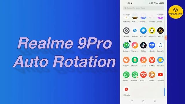 Realme 9 Pro Auto Rotate screen || Screen rotation смотреть онлайн