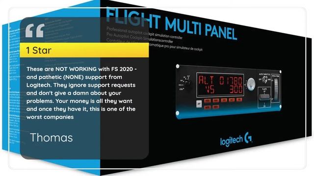 Logitech G Pro Flight Multi Panel смотреть онлайн