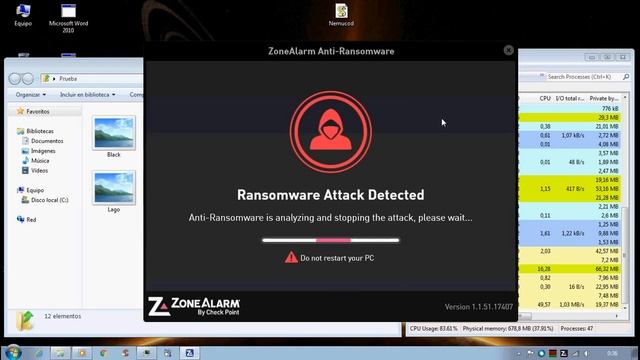 ZoneAlarm Anti-Ransomware vs Nemucod ransomware смотреть онлайн