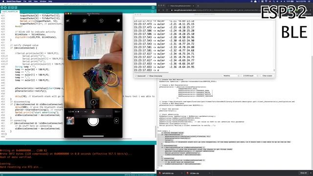 ESP32 | FLUTTER | BLE - MPU6050, Rotate your 3d object in the app смотреть онлайн