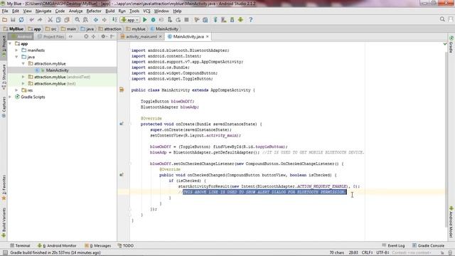 #11 Android studio tutorial - How to enable/disable Bluetooth programmatically in android. NEW смотреть онлайн